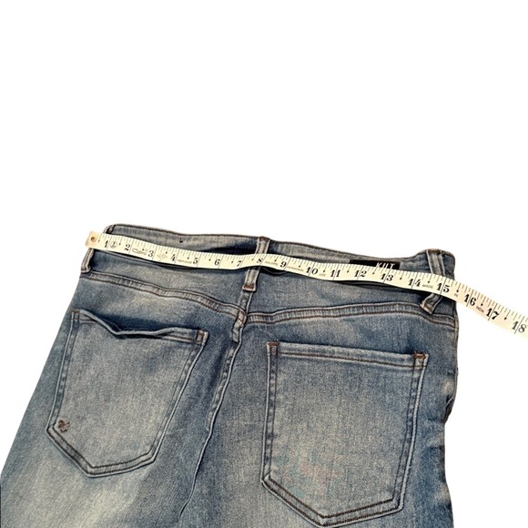 Kut from the Kloth Light Blue Ripped Jeans Ankle‎ Sz 6 Button Fly - Picture 6 of 6